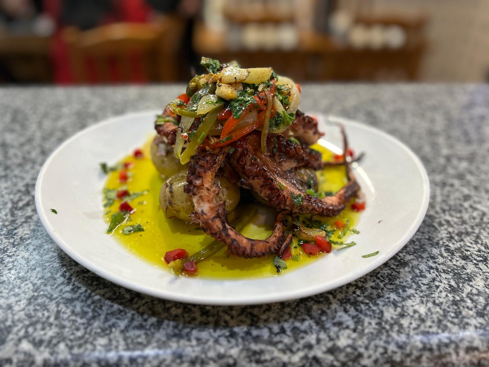 Polvo à Lagareiro no Restaurante A Toca